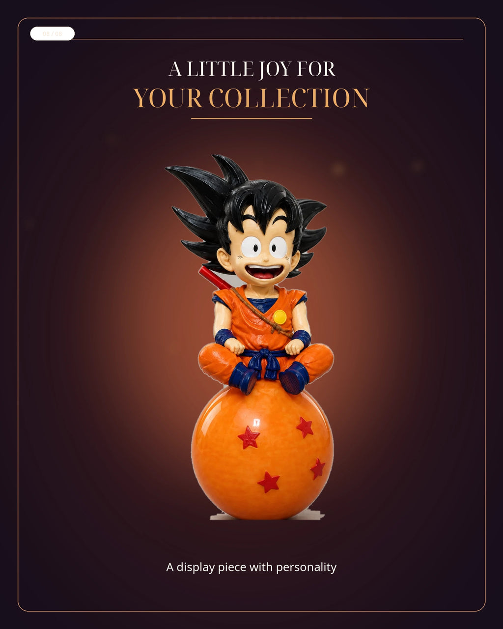 Young Goku Figurine on Dragon Ball – 3D Printed Collectible – PIXEL2REALITY